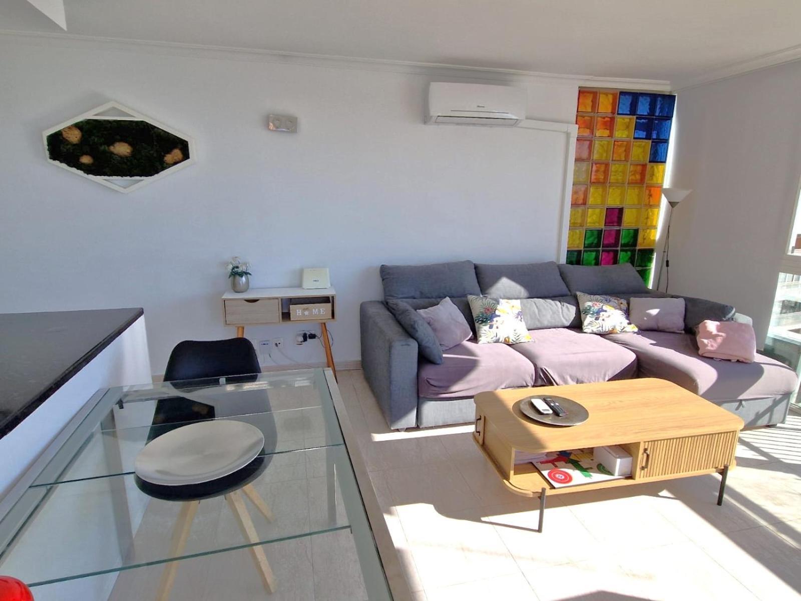 Vistas Al Mar. Gran Salon. Playa A 1 Minuto. Wifi Apartment Alicante Bagian luar foto