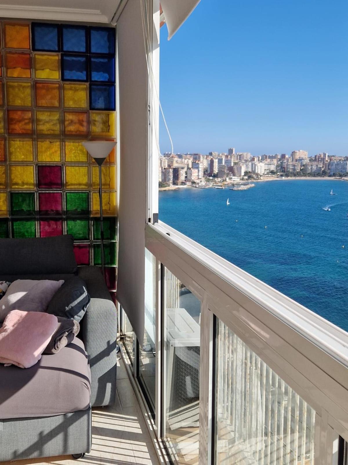 Vistas Al Mar. Gran Salon. Playa A 1 Minuto. Wifi Apartment Alicante Bagian luar foto